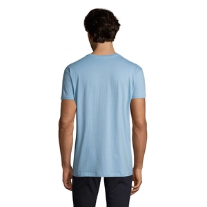 T-shirt homme col rond, 100% coton semi-peigné ringspun personnalisable