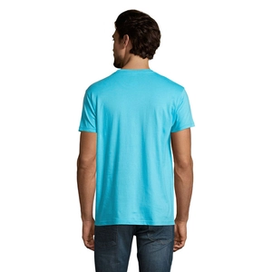 T-shirt homme col rond, 100% coton semi-peigné ringspun personnalisable