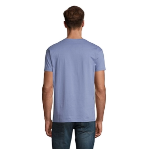 T-shirt homme col rond, 100% coton semi-peigné ringspun personnalisable