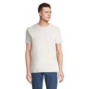 T-shirt homme col rond, 100% coton semi-peigné ringspun personnalisable