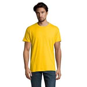 T-shirt homme col rond, 100% coton semi-peigné ringspun personnalisable