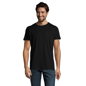 T-shirt homme col rond, 100% coton semi-peigné ringspun personnalisable