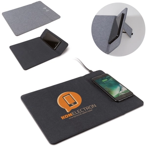 Tapis de souris avec chargeur induction 5W personnalisable