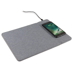 Tapis de souris avec chargeur induction 5W personnalisable