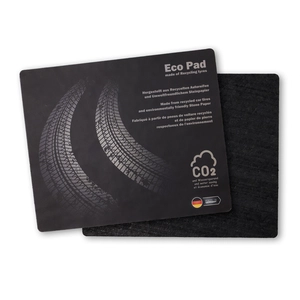 Tapis de souris personnalisé fabriqué à partir de pneus recyclés personnalisable