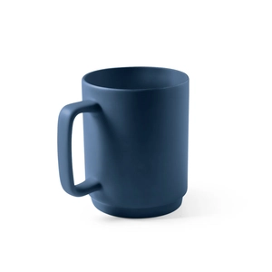 Tasse en céramique avec corps cylindrique personnalisable