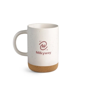 Tasse en céramique avec socle en liège 320 ml personnalisable