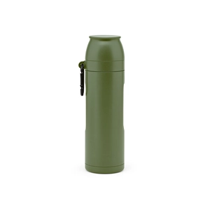 Thermos 810 ml en acier inoxydable recyclé - design ergonomique personnalisable