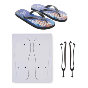 Tongs confortables avec grande surface de personnalisation personnalisable