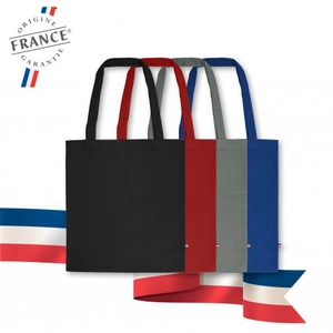 Totebag anses longues Made in France 100% coton bio personnalisable