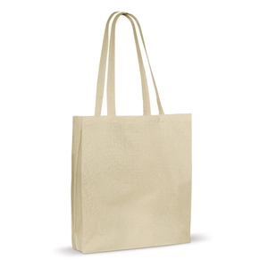 Totebag oekotex 140gr avec soufflet- Sac shopping longues anses personnalisable