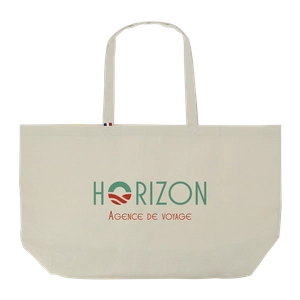 Totebag XXL en coton recyclé 250gr/m2 - Made in France personnalisable
