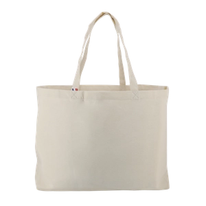 Totebag XXL en coton recyclé 250gr/m2 - Made in France personnalisable