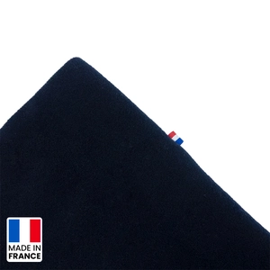 Tour de cou polaire made in France 40x29 cm - avec galon tricolore personnalisable