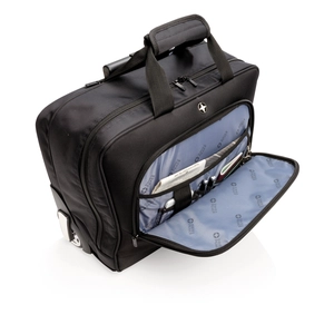 Trolley business Swiss Peak en polyester 600D - rangement PC personnalisable