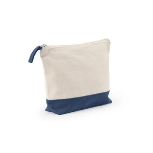 Trousse à cosmétiques 100 % coton (340 g/m²) bicolore personnalisable