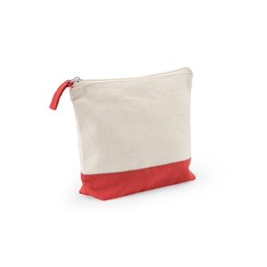 Trousse à cosmétiques 100 % coton (340 g/m²) bicolore personnalisable
