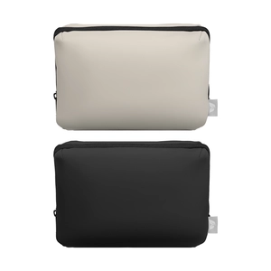 Trousse avec fermeture zippée et multiples poches en rPET – 2L personnalisable