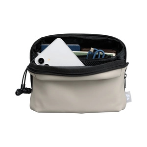 Trousse avec fermeture zippée et multiples poches en rPET – 2L personnalisable