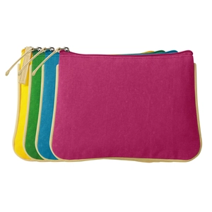 Trousse de voyage COLORDAY en coton BIO personnalisable