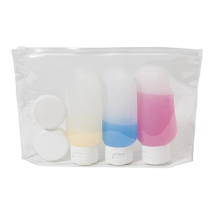 Trousse de voyage cosmétique avec pochette zippée personnalisable
