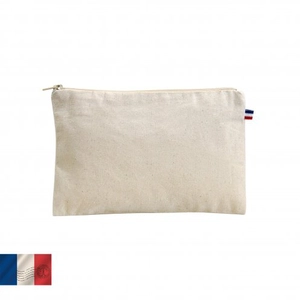 Trousse Made In France 100% coton bio 280gr certifié GOTS personnalisable