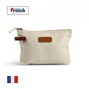 Trousse made in france 100% coton bio 360gr certifié GOTS personnalisable