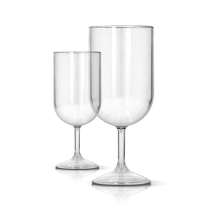 Verre à vin en tritan 18cl - ultra résistant et réutilisable personnalisable