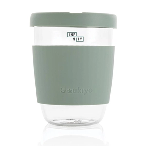 Verre avec couvercle et manchon en silicone, 360ml personnalisable