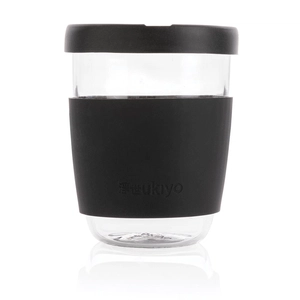 Verre avec couvercle et manchon en silicone, 360ml personnalisable