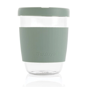 Verre avec couvercle et manchon en silicone, 360ml personnalisable