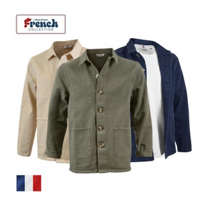 Veste de travail made in France avec poches intérieures personnalisable