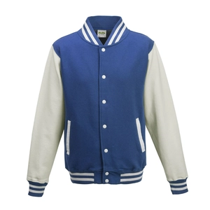 Veste molleton type Baseball, manche contrastées personnalisable