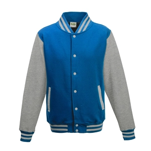 Veste molleton type Baseball, manche contrastées personnalisable