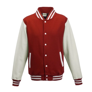 Veste molleton type Baseball, manche contrastées personnalisable