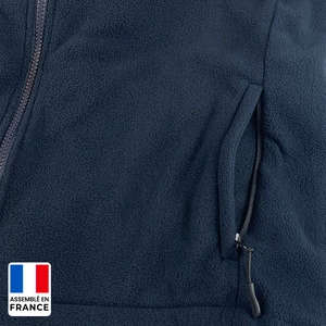 Veste polaire unisexe 280gr/m2 en polyester -  confectionnée en france personnalisable