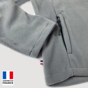 Veste polaire unisexe 280gr/m2 en polyester -  confectionnée en france personnalisable