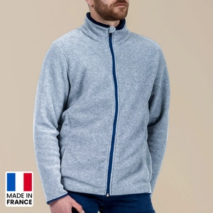 Veste polaire unisexe made in France 300 gr/m2 personnalisable