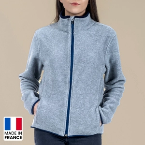 Veste polaire unisexe made in France 300 gr/m2 personnalisable