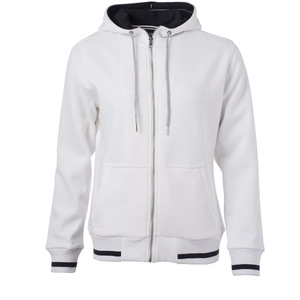 Veste sweat femme, zip métal YKK personnalisable