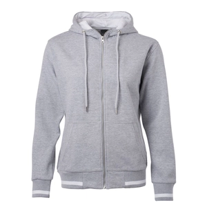 Veste sweat femme, zip métal YKK personnalisable