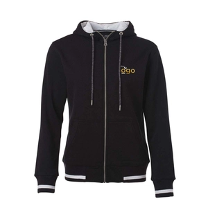 Veste sweat femme, zip métal YKK personnalisable