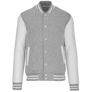 Veste TEDDY - 7 boutons pression blanc - fabrication europe personnalisable
