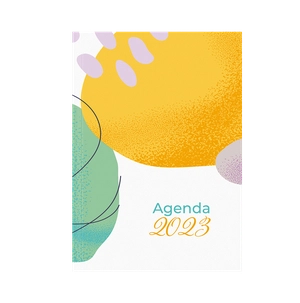 Agenda de bureau 15 x 21 cm - Made in France personnalisable