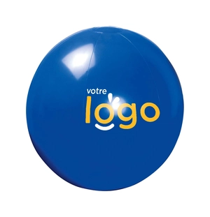 Ballon de plage gonflable PVC brillant - Diamètre 40 cm personnalisable