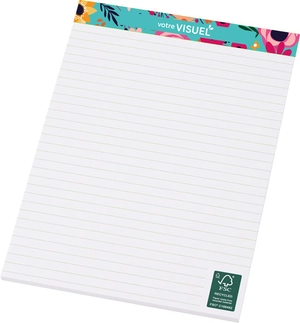 Bloc notes A5 en papier recyclé de 80g personnalisable