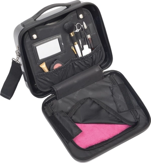 Valise cosmétique avec fermeture à combinaison - trousse de toilette trolley personnalisable