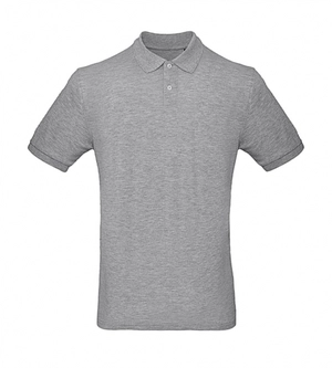 Polo pour homme en coton avec col à deux boutons personnalisable