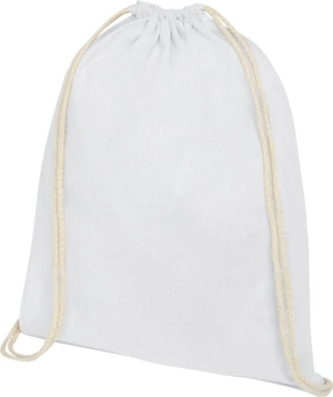 Sac à dos en coton avec fermeture à cordon - sac à dos 140g 5 litres personnalisable