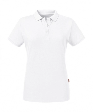 Polo pour femme en coton avec col à trois boutons personnalisable